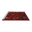 Tapis oriental multicolore tissé à la machine Oriental-1028394122
