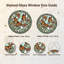 Panneau de vitrail en verre coloré Monarch ， 7,8H-1994969541