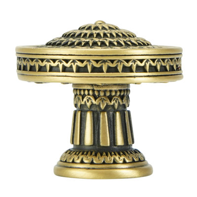 TOULOUSE KNOB; ANTIQUE NICKEL FINISH