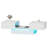 Dawsey Extendable Coffee Table with LED Lights & Storage