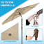Parasol de patio 9 pi avec base-133047204