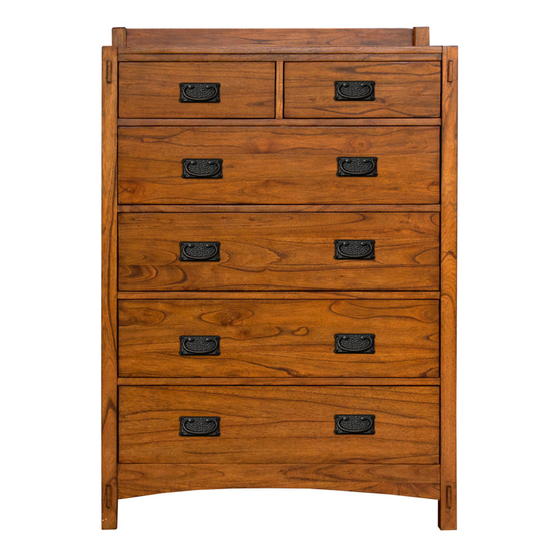 Orpha 6-drawer 40-inch Solid Wood Chest