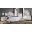 Lit blanc perle glamour avec excellence ornée et hypnotisant-726658514