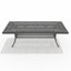 Ensemble de salle à manger toutes saisons en fonte d'aluminium avec chaises confortables et table rectangulaire-2055566134
