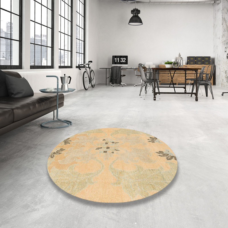Abstract Indoor Rug, Round 4'