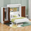 Lit escamotable Murphy avec placard, tiroirs et table-113054129