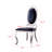 Damarae Upholstered Side Chair in Silver-867120216-867120219