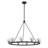 Rashana 10 Light Matte Black Chandelier