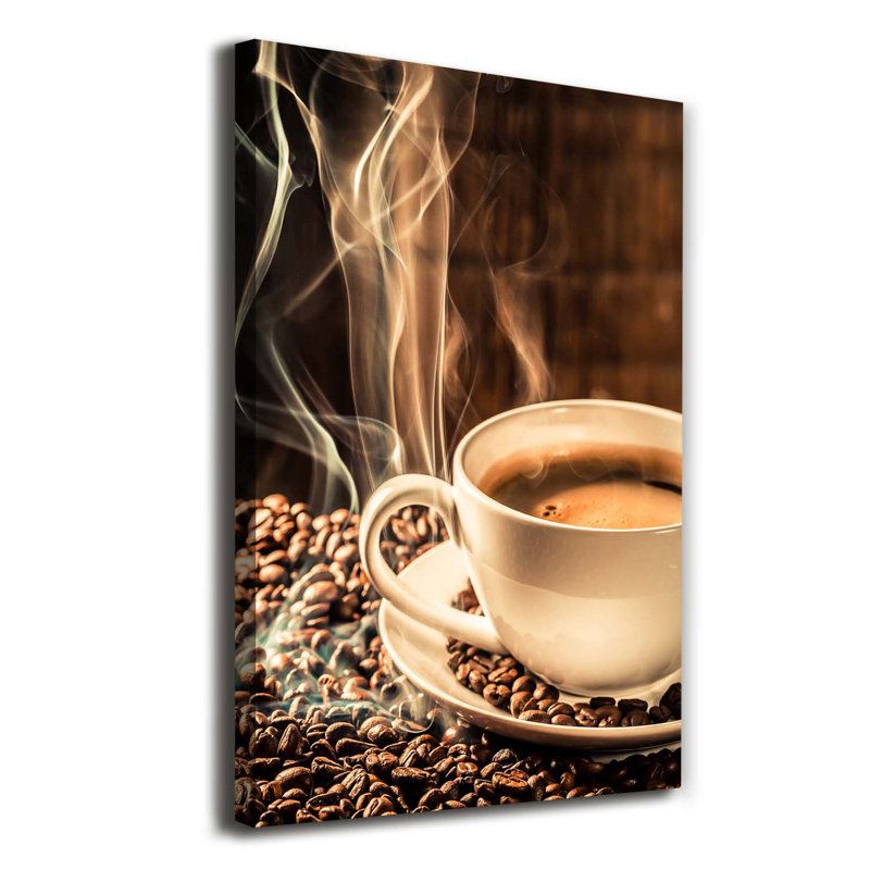 Aromatic Coffee - Wrapped Canvas Print