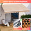Auvent autoportant à inclinaison manuelle 8 pi x 6 pi 6 po-71106124-71106121