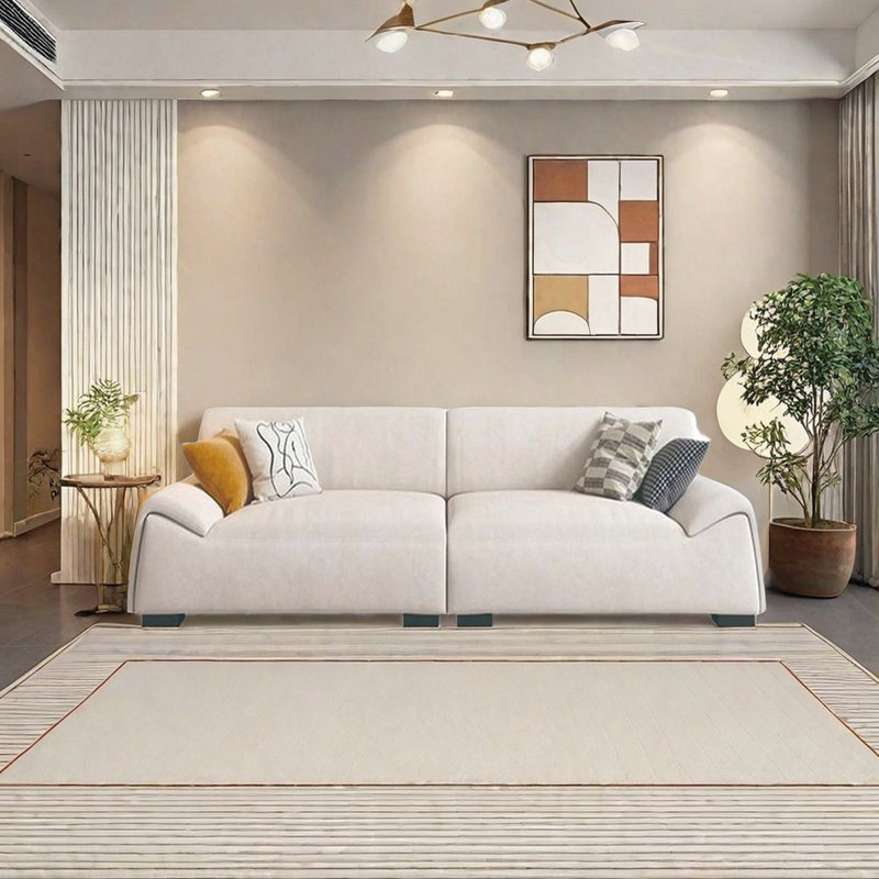 Canapé simple luxueux italien, 3, H 30,7 po x l 78,74 po x P 37 po