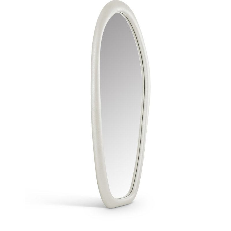 Miroir Raeana, 70,5 po x 30 po, Blanc