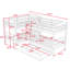 Lit superposé en bois avec lit gigogne simple Hardej Kids-1949873349