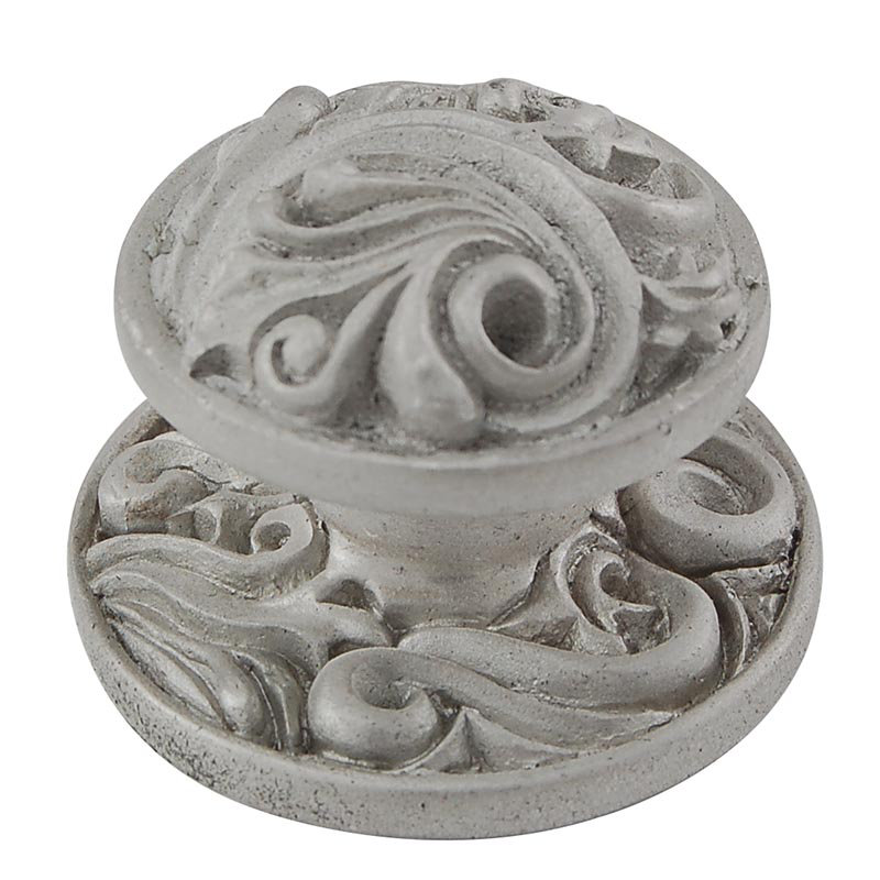 Liscio Mushroom Knob, Satin Nickel