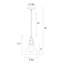 Luminaire suspendu conique à 1 lumière June-297387076-297387082