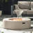 50,000 Concrete Fire Pit, Grey - Heat Diffuser , Ash Collector