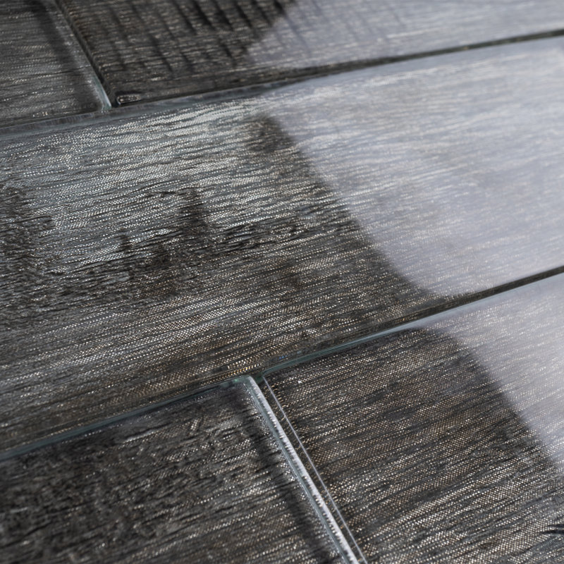Crystile Galaxy 3" x 11.75" Glass Subway Wall Tile