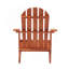 Chaise Adirondack en bois pour l'intérieur et l'extérieur