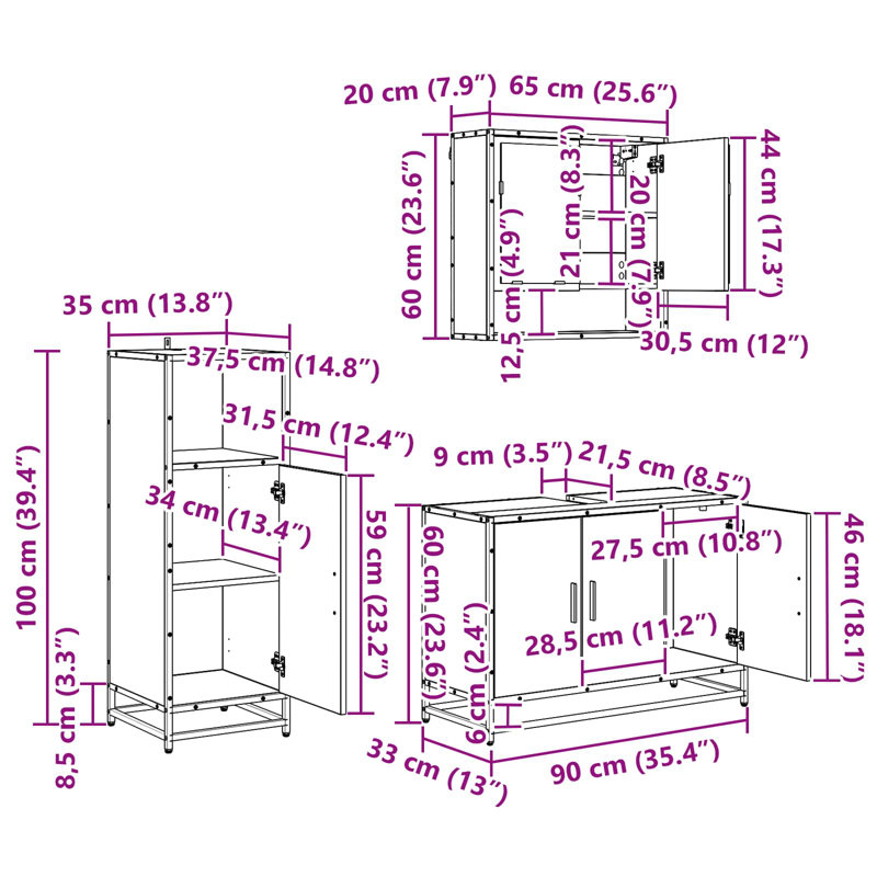 Bathroom Furniture Suite
