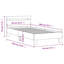 Vidaxl Bed Frame With Headboard Engineered Wood-98476593-98476595