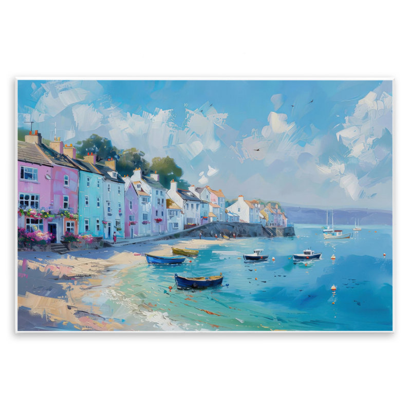 Plaque murale Seaside Village, design par LSR Design Studio, H 10 po x l 15 po