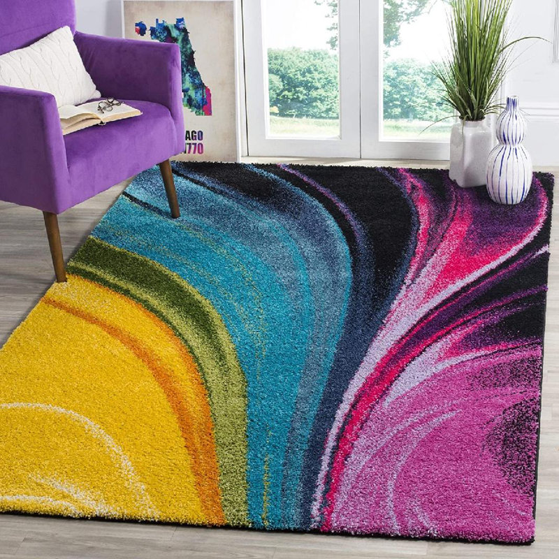 Ebern Designs Cleveland Abstract Rug & Reviews | Wayfair