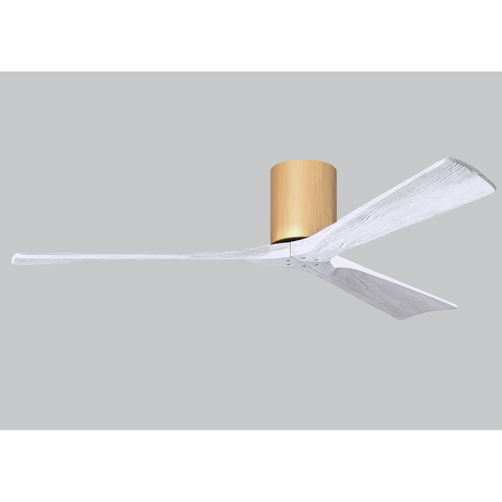 Olivier 3 Blade Ceiling Fan, Matte White, Light Maple, 60"