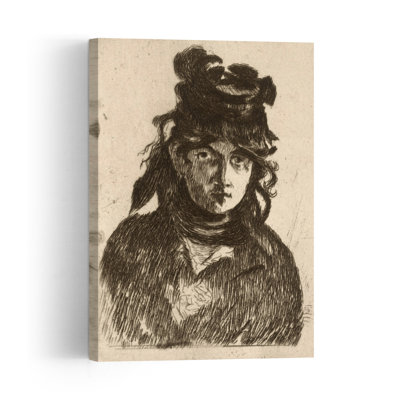 Portrait de Berthe Morisot, affiche d'art mural abstrait contemporain