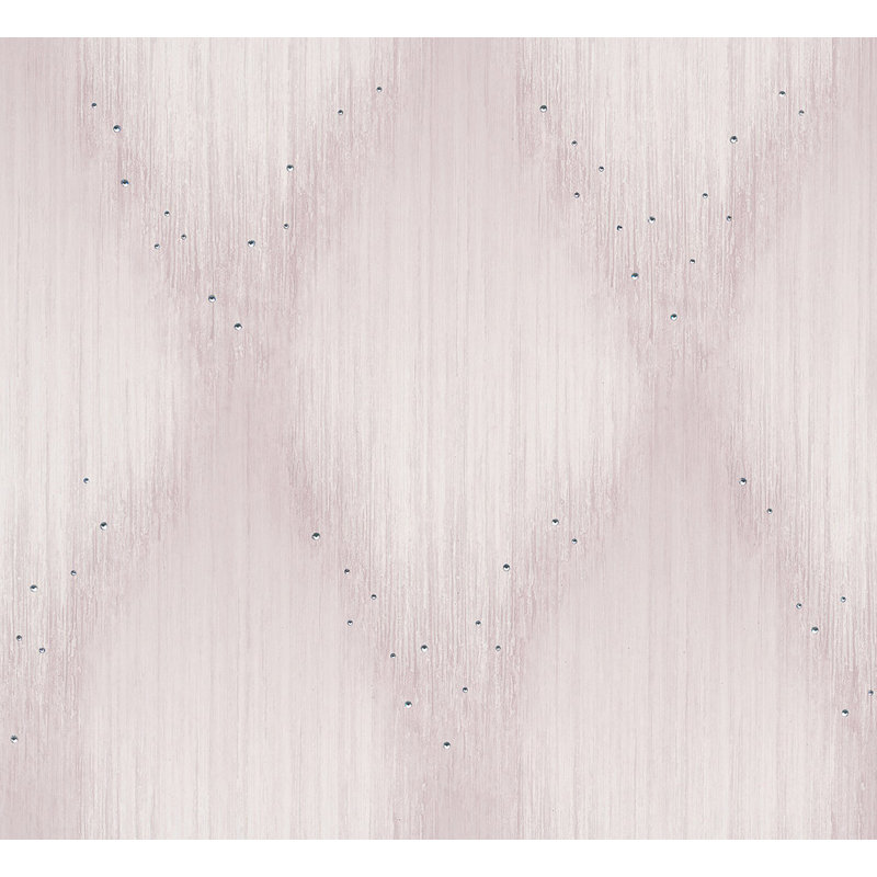 Galerie Fashion Icon Shimmer Rhinestone Stripes Wallpaper, Pink