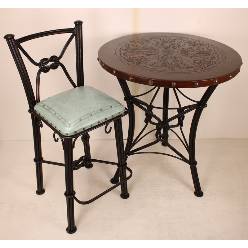 Tabouret de bar Slawson, Turquoise