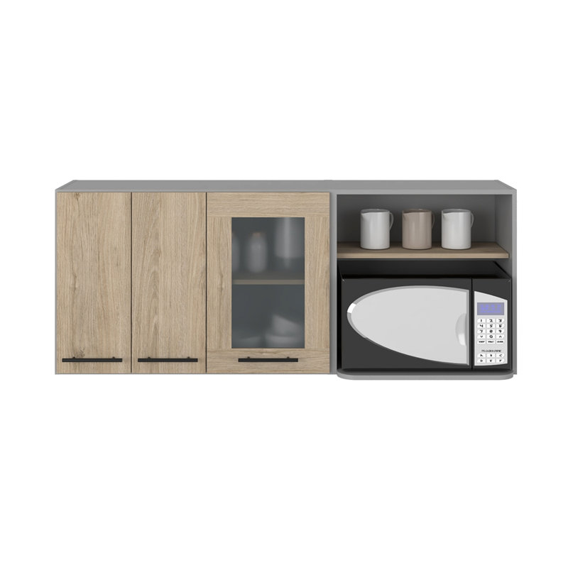 Armoire murale, support, armoire en verre, porte double