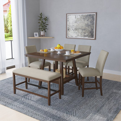 Table de rassemblement brune