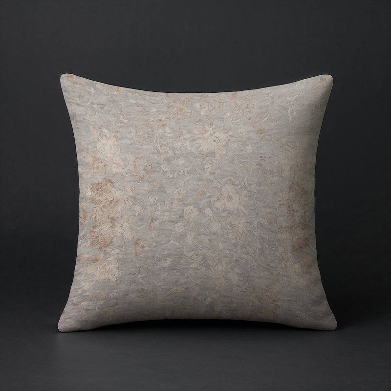 Coussin décoratif intérieur et extérieur Modern, Carré 20 po, Gris abstrait 40