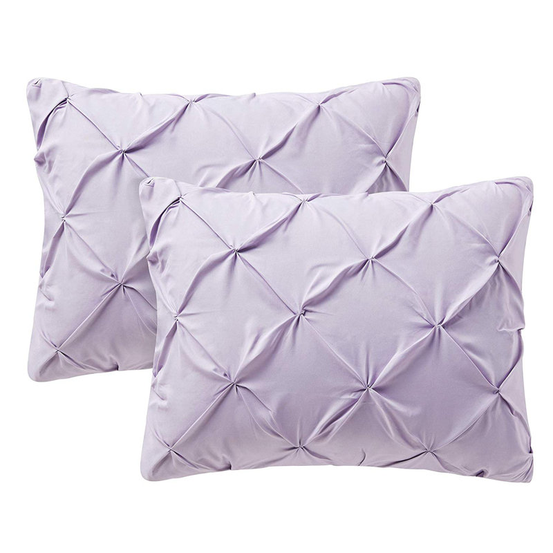 Polyester Sham Set, Orchid Petal