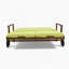 Double chaise longue de patio avec coussin-1442024950