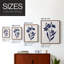 Indigo Botanical Study II, reproduction encadrée - bois massif-2134865280-2134865287