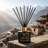 Tibetan Black Tea Reed Diffuser Set Black