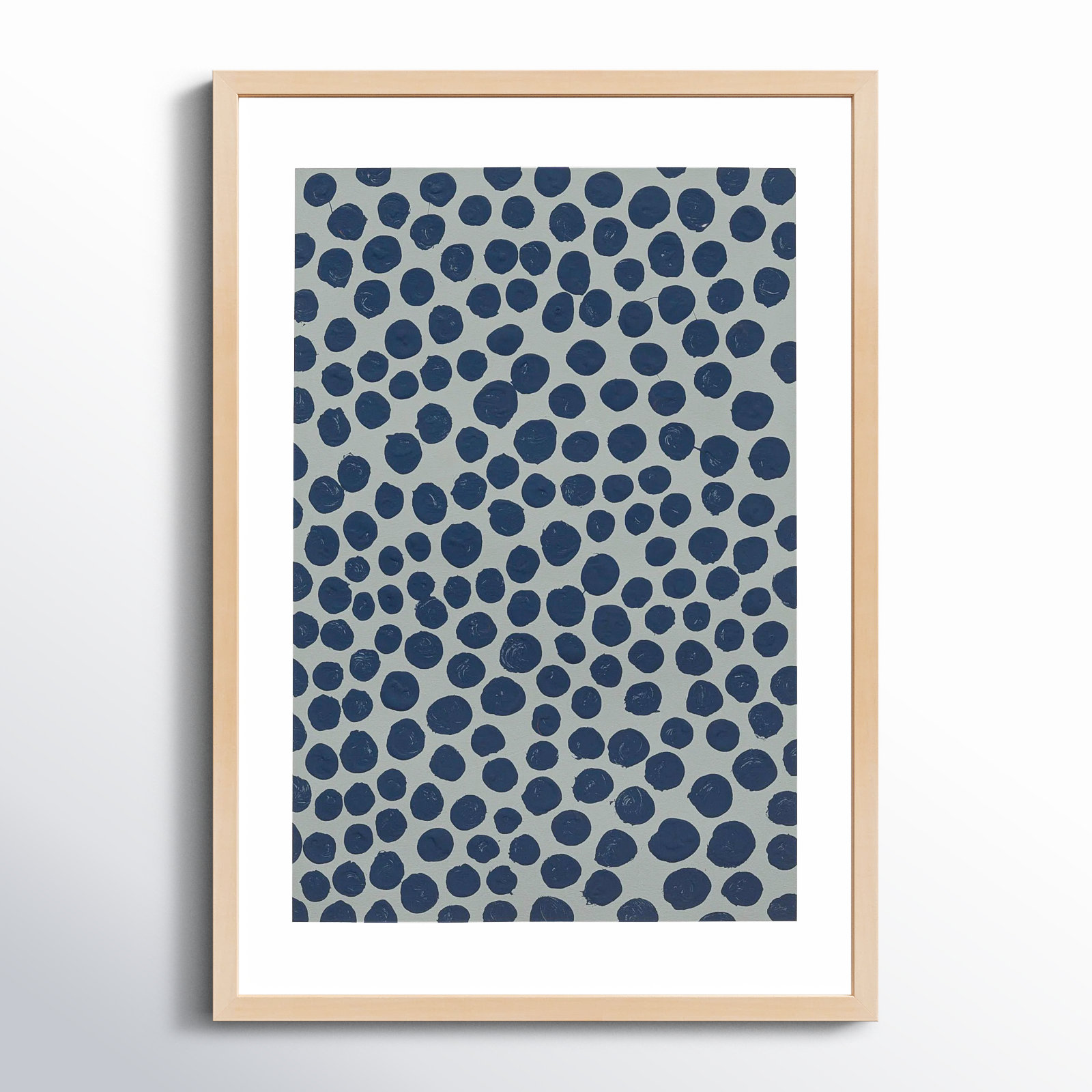 Blackberry On Gray by Michela Sorrentino, Brown, 25" H x 17.5" W x 1.25" D