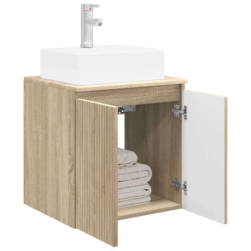 495 mm Bathroom Vanity, Sonoma Oak