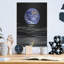 «Earth from Moon», art mural en métal-1810877172