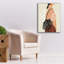  «Gatherer 1» par Emma Scarvey, art mural sur toile, 26 po x 34 po