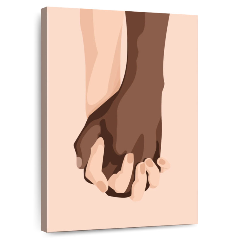 Hardie Interracial Couples, 48" H x 32" W