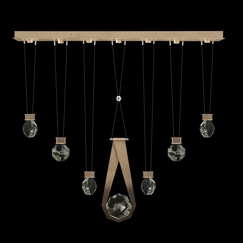 Aria 7 - Light LED Pendant, Soft Ombre Bronze