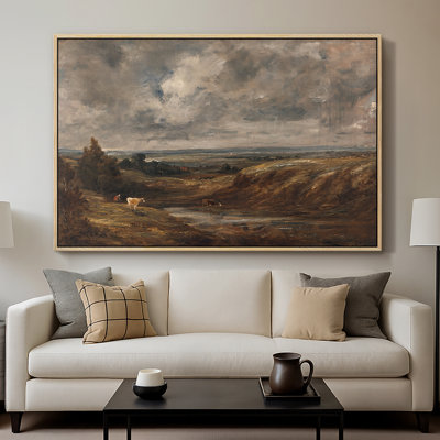 Hampstead Heath, 1825-John Constable-Framed Gallery Wrapped Canvas