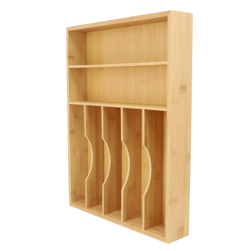 Ensemble de 7 tiroirs de rangement en bambou assortis