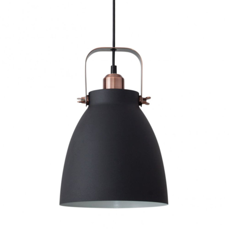 Bryana 1 - Light Single Pendant, Black