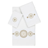 Ensemble de serviettes 3 pièces Isabelle 100% coton turc