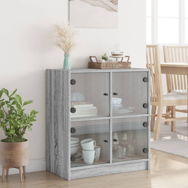 Mataia Standard Accent Cabinet, Grey Sonoma