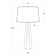 Lampe de table en verre