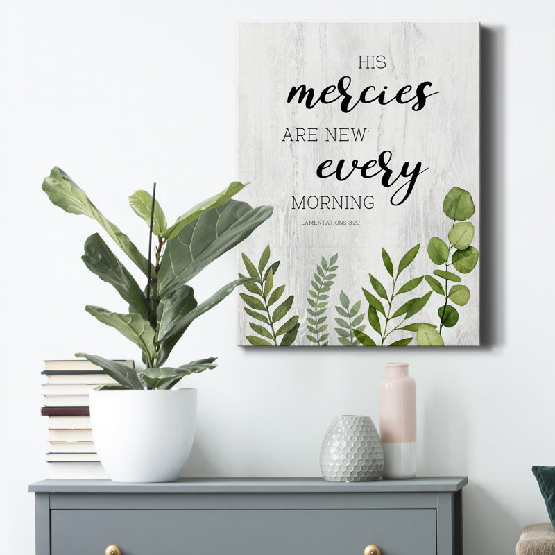 Mercies - Reproduction sur toile tendue, H 12 po x l 8 po x P 1 po